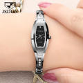 Reloj de mujer de la mejor marca JSDUN, reloj de pulsera mecánico automático para mujer, reloj de vestir minimalista de moda analógico resistente al agua para mujer